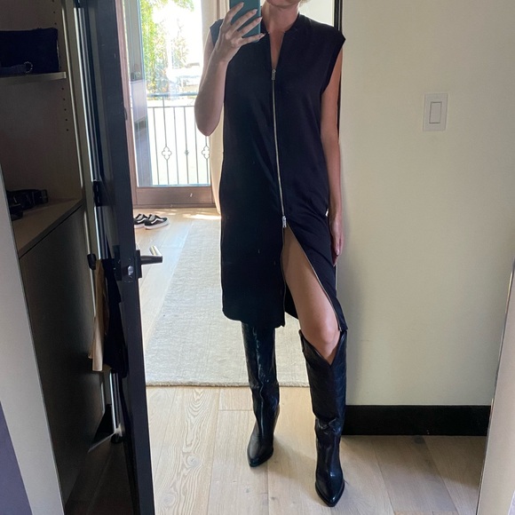 Zara Dresses & Skirts - Zara Doubke Suze Black Dress Size S